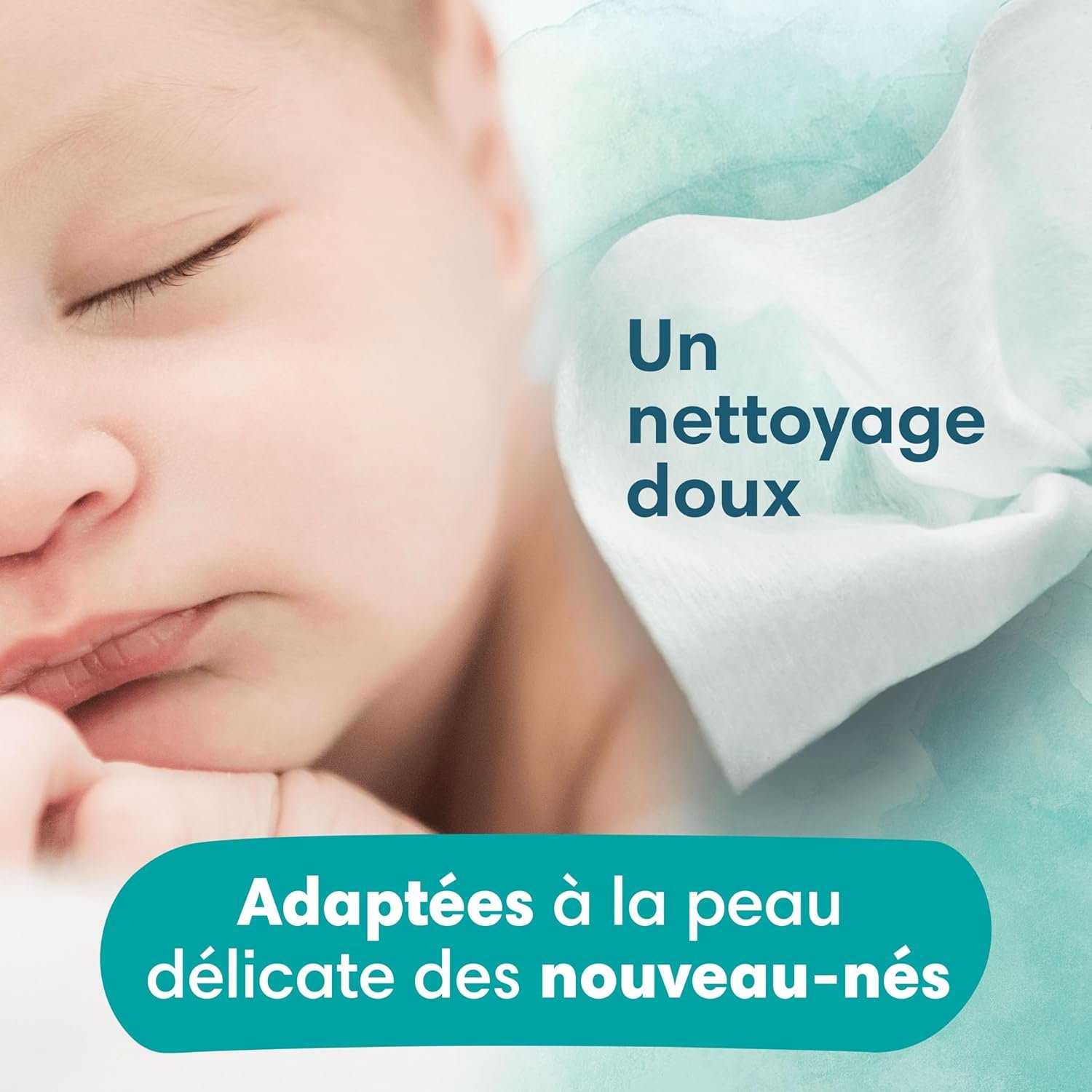 Pampers Harmonie Aqua, 1152 Lingettes pour Bébé (24x48), Sans Plastique, Certifié OEKO-TEX, Protection De La Peau Délicate Avec 99% D’Eau, Aide à restaurer le pH naturel de la peau – Image 4