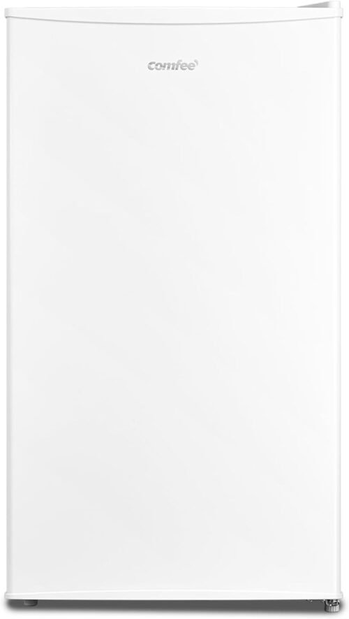 Comfee’ RCD93WH2(E) Réfrigérateur à une porte, 93 L, Contrôle de la température, Pose libre sous le comptoir, Silencieux, Blanc