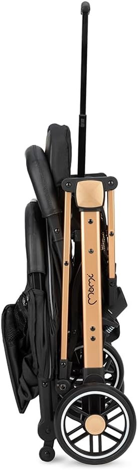 Poussette MoMi ESTELLE à partir de 6 mois (jusqu'à 15 kg), poussette pliante avec harnais de sécurité 5 points, panier de courses avec fonction de dépliage, poignée télescopique de traction – Image 14