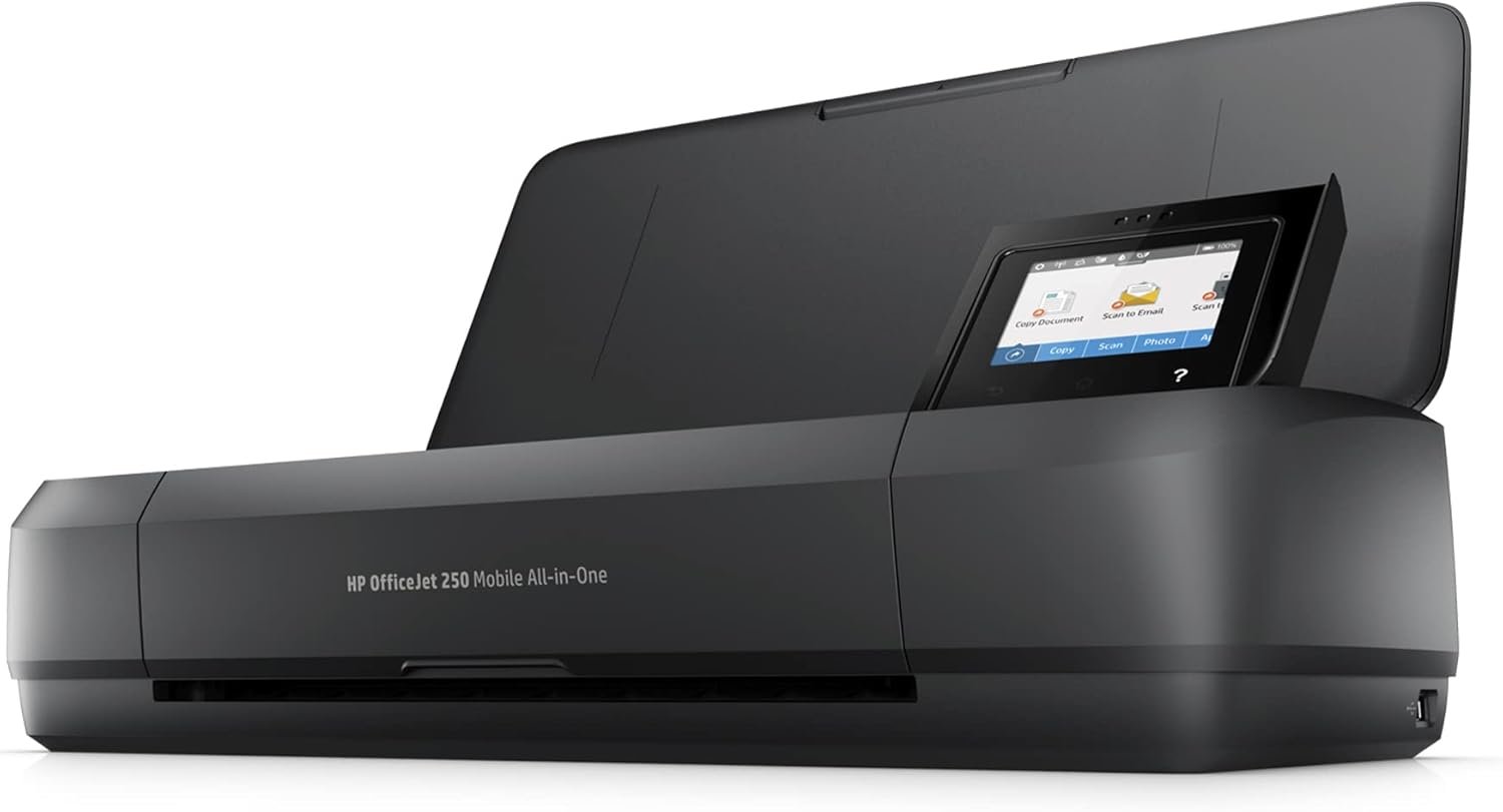 HP OfficeJet 250 Imprimante tout-en-un portable (Photocopie, Scan, Impression, Chargeur automatique de documents 10 pages, Recto/Verso manuel, Wifi) – Image 9