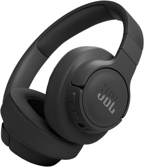 JBL Tune 770NC Casque supra-auriculaire sans fil, autonomie jusqu’à 70 h, Réduction de Bruit Adaptative, Smart Ambient, noir