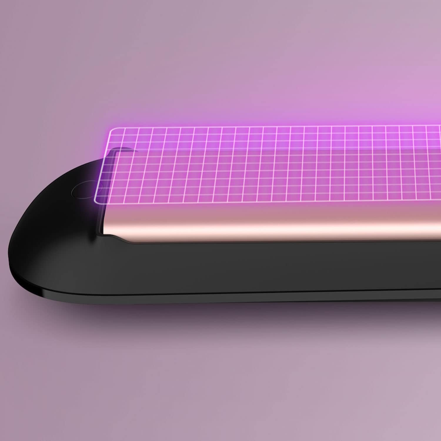 Philips Lisseur ThermoProtect StraightCare Essential Noir, 23.4 x 18.6 x 7.2 cm (Modèle BHS378/00) – Image 3