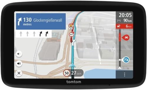TomTom GPS Poids Lourds GO Professional 2ème génération (6 Pouces, Ecran Tactile capacitif, Carte Europe 49, et Infos trafic en Temps réel conçu pour Poids Lourds, Cars, Bus et Grands véhicules)