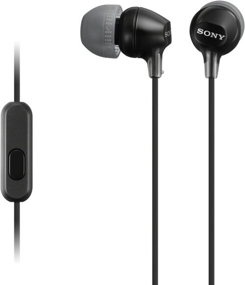 Sony MDR-EX15APB Ecouteurs Intra-auriculaires avec Microphone – Noir