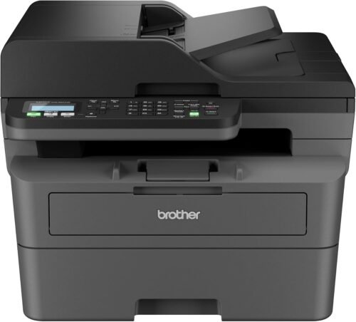 Brother MFC-L2835DW – Imprimante Multifonction 4 en 1 (Impression/Scan/Copie/Fax) Laser Noir et Blanc – WiFi et Ethernet – Chargeur de Document (ADF) de 50 Feuilles – Éligible au Forfait EcoPro