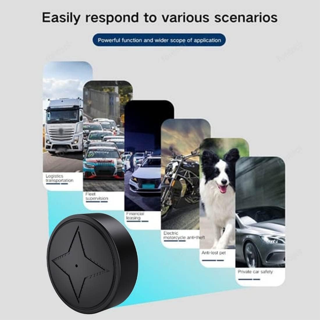GPS Tracker Strong Magnetic Car Vehicle Tracking Anti-Lost, Multi-Function GPS Mini Locator, Car GPS Tracking Device Hidden, Monitoring, Automatic Recording/Voice Activated Callback with App – Image 3