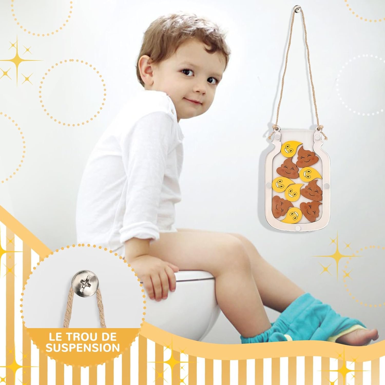 GADITIEK Tableau De Recompense pour Enfant, Apprentissage De La Propreté, Tableau Comportement pour Potty Training Garçons Filles Salles De Classe – Image 4