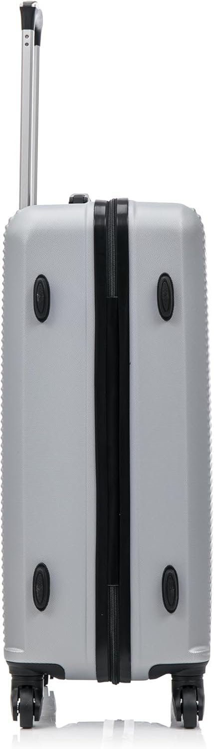 Set Valise Rigide 3 Pièces | Valise Cabine + Valise Moyenne + Valise Grande Taille | 55x40x20 + 65cm + 75cm | Valise Lot de 3 | Gris. – Image 8