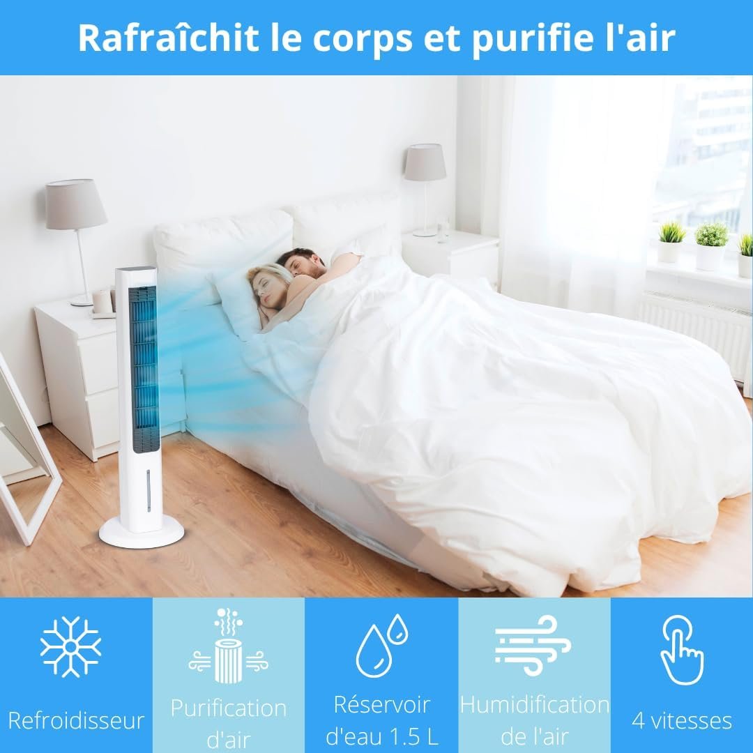 ARTIC AIR POWER TOWER climatiseur mobile 3 niveaux – Image 2