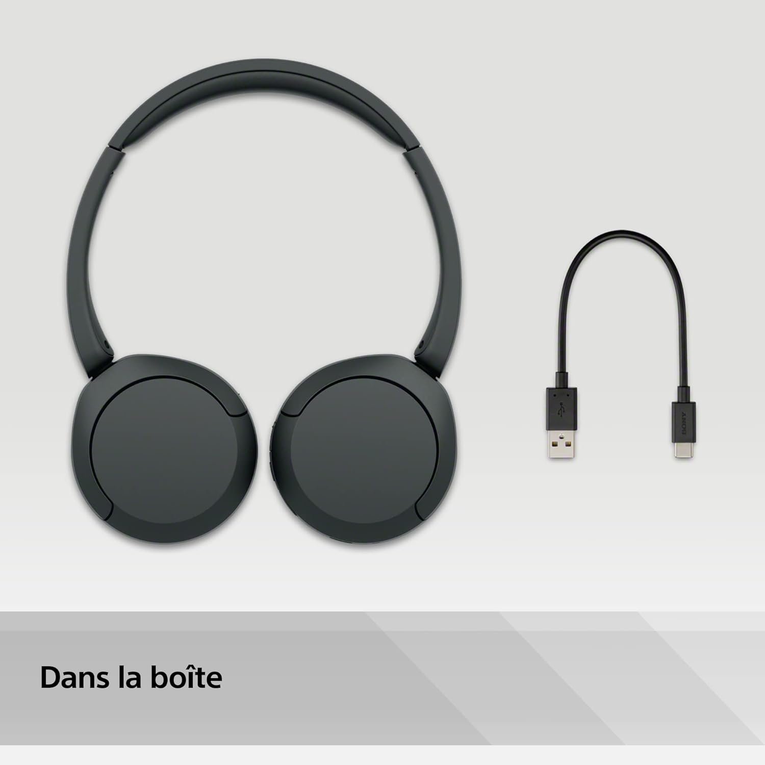 Sony WH-CH520 - Casque Bluetooth sans Fil, Multipoint, Micro intégré - jusqu'à 50 Heures d'autonomie et Charge Rapide - Noir – Image 11