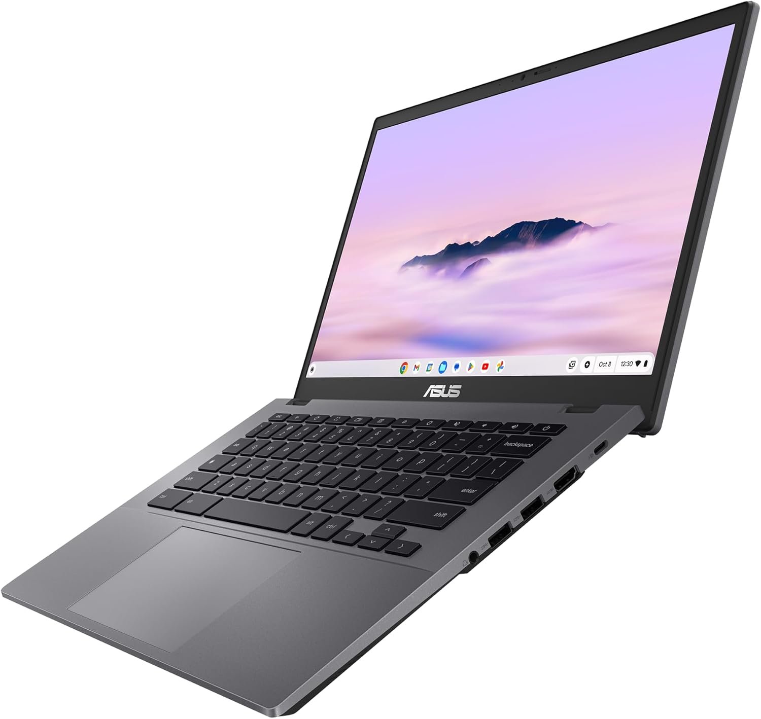 ASUS Chromebook Plus avec Google AI CX3402CBA-PQ0104 - 14" Full HD Laptop (Intel Core i3, 8GB RAM, 128GB UFS, ChromeOS) - AZERTY FR Keyboard – Image 7