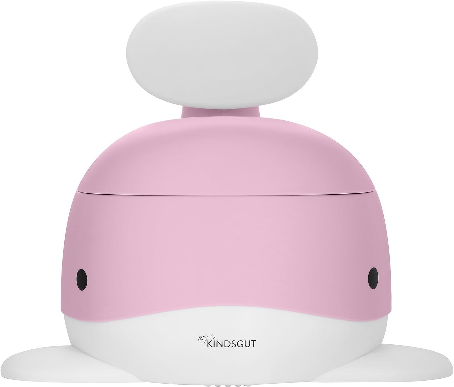 Kindsgut Pot pour bébé, Design de Baleine adapté aux Enfants et Couleurs discrètes, Toilette Enfant pour l'apprentissage de la propreté, rose pâle