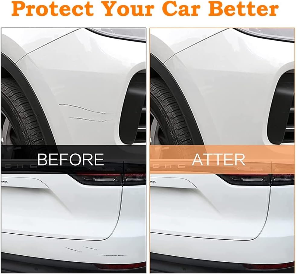 Film de Protection Universel pour seuil de Chargement 5cm X 9M - Kit Complet pour Voiture, Moto, vélo - Protection Contre Les Rayures, Film de Protection de Peinture - Autocollant/Transparent – Image 7