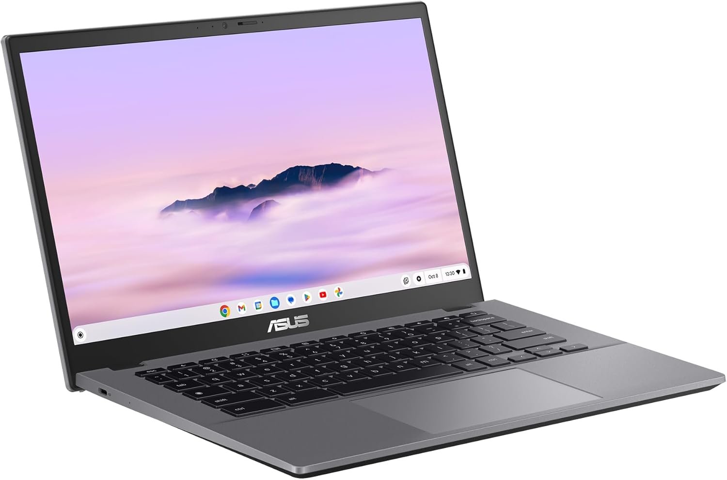 ASUS Chromebook Plus avec Google AI CX3402CBA-PQ0104 - 14" Full HD Laptop (Intel Core i3, 8GB RAM, 128GB UFS, ChromeOS) - AZERTY FR Keyboard – Image 2