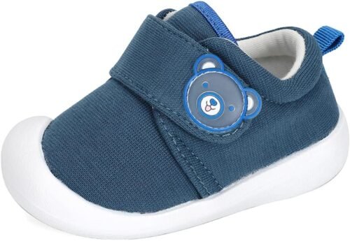 MASOCIO Chaussure Bébé Fille Garçon Premier Pas Baskets Bebe Plat Confort Caoutchouc Antiderapant