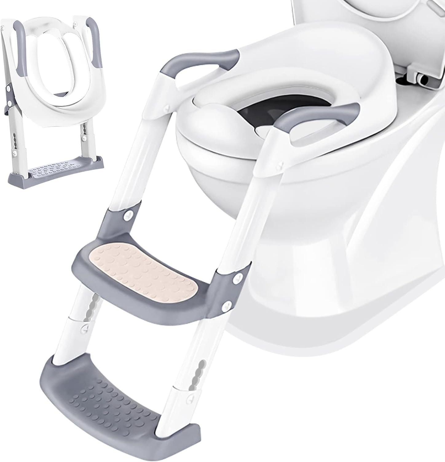 Boby's Reducteur Toilette Enfant Réducteurs: Rehausseur Toilette Enfant Toilette Abattant WC avec Reducteur Enfant - Propreté Apprentissage Adaptateur | Blanche