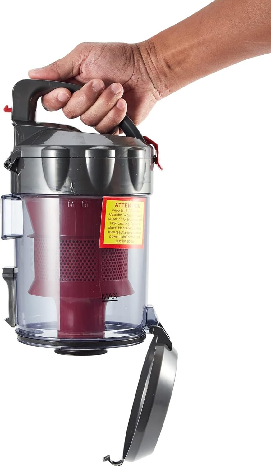 Akitas 800W Aspirateur cylindrique Puissant sans Sac avec tête de buse Allemande Wessel Werk pour sols durs et Tapis – Image 4