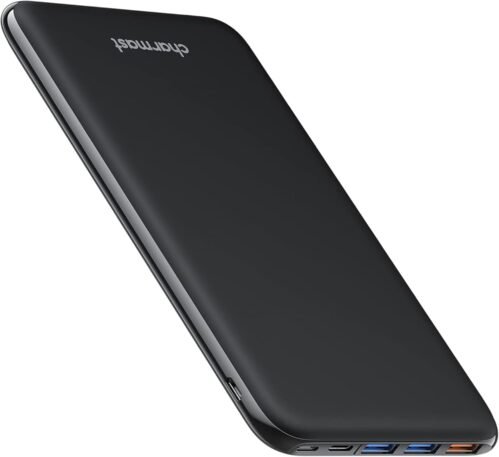 Batterie Externe USB C Power Bank 26800mAh Batterie Externe Quick Charge Compacte Autorisé en Avion avec 4 Port Smart E Sorties et 3 Entrées Compatible avec Téléphone