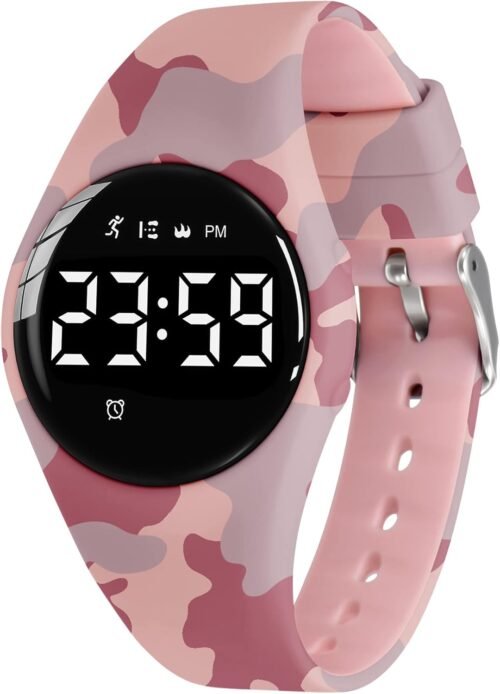 BEN NEVIS Montre Enfant,Montre Adolescent Garcon Sport Digitale de Fitness Tracker, avec Alarme/Chronographe/Étanche pour Cadeau Garcon Fille 5-15 Ans