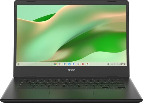 ACER Chromebook 314 CBOA314-1H-C8XY, Ordinateur Portable 14 » Full HD, PC Portable (Intel Celeron N4500, RAM 4Go, 128Go eMMC, Intel UHD Graphics, Chrome OS), Laptop Gris, Clavier AZERTY