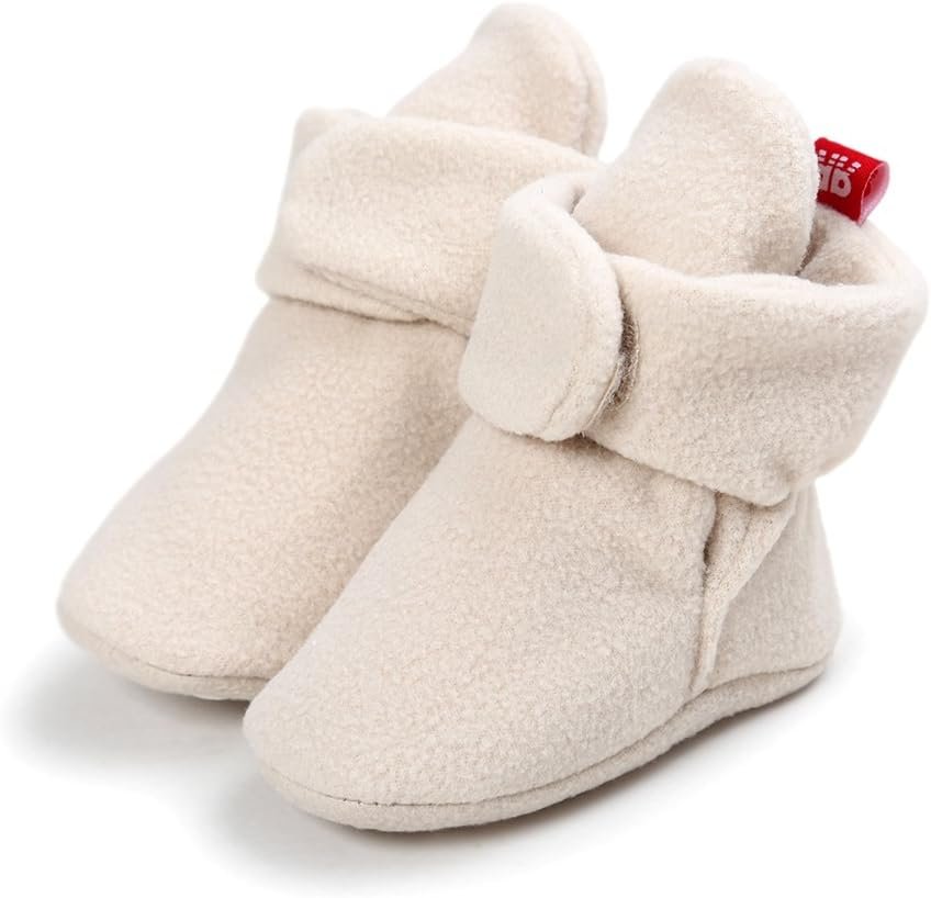 Bottes Bande pour Bébé Unisex, Garder au Chaud Doux Sole Bottes de Neige Berceau Chaussures Enfant Bottes Adapté pour 0-18 Mois Bébé – Image 5