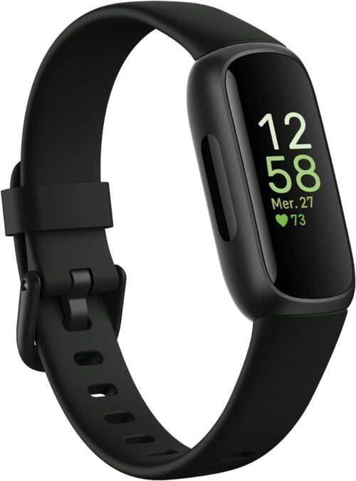 Google Fitbit Inspire 3 Bracelet d’activité sport et santé avec jusqu’à 10 jours d’autonomie de batterie et compatible avec Android et iOS, Parme