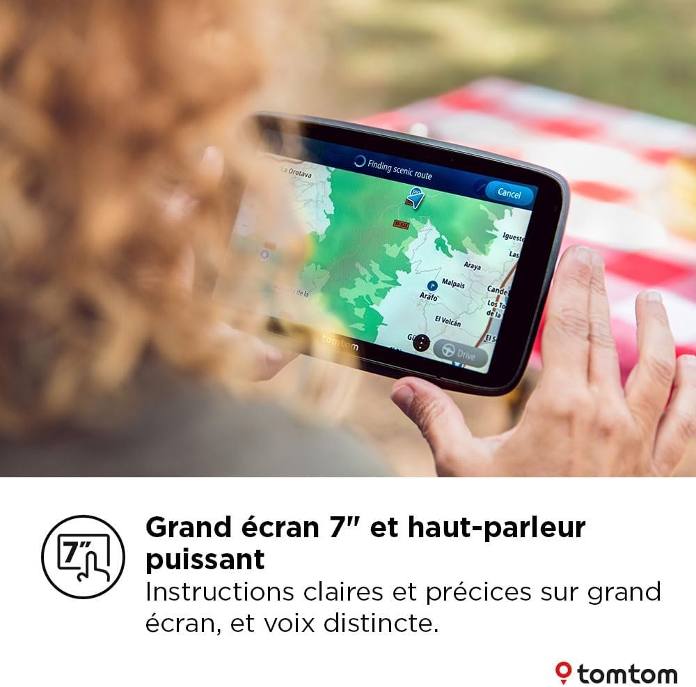 TomTom GPS GO Camper Max 2ème gnt. pour Camping-Car et caravanes, écran 7" avec Poi dédiés, MàJ Via Wi-FI,TomTom Traffic, Alertes des Zones de Danger, Cartes Monde, ZFE, mémorisation des profils – Image 9