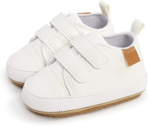 MK MATT KEELY Chaussures Premiers Pas Bébé Fille Garçon Chaussons Cuir Souple Enfants 3-18 Mois