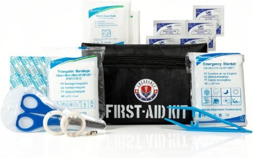 First Aid Kit Medical Emergency Bag Travel Survival Kit – Pack of 1