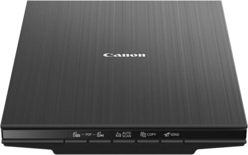 Canon LiDE 400 Scanner de Documents (Noir) – Design Peu Encombrant avec Connectivité USB Type-C, Fonctionnement Facile avec Une Seule Touche – Idéal pour la Maison ou Le Bureau