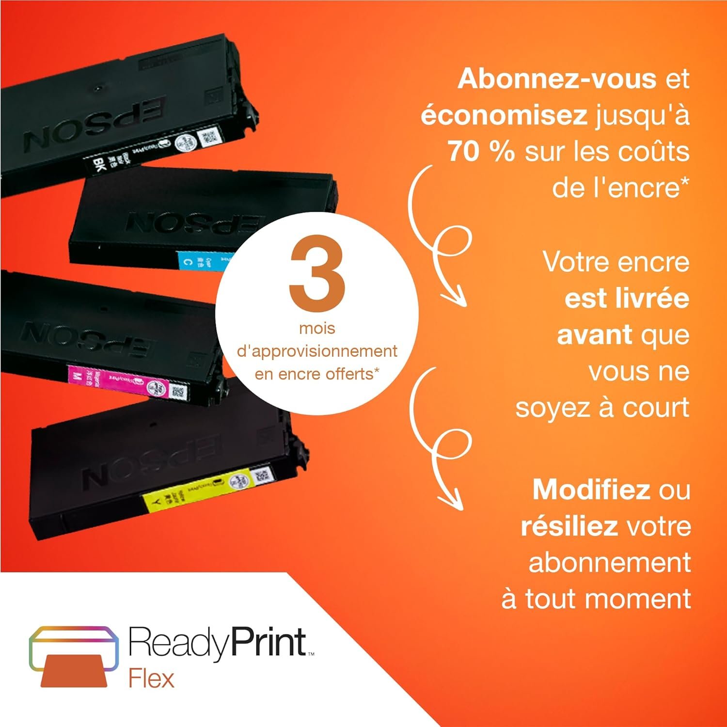 EPSON Expression Home XP-2200 | Imprimante 3-en-1 - Impression, Numérisation, Copie - WiFi Direct, Ultra-compacte, Cartouches séparées, Facile à configurer, Encres abordables – Image 5