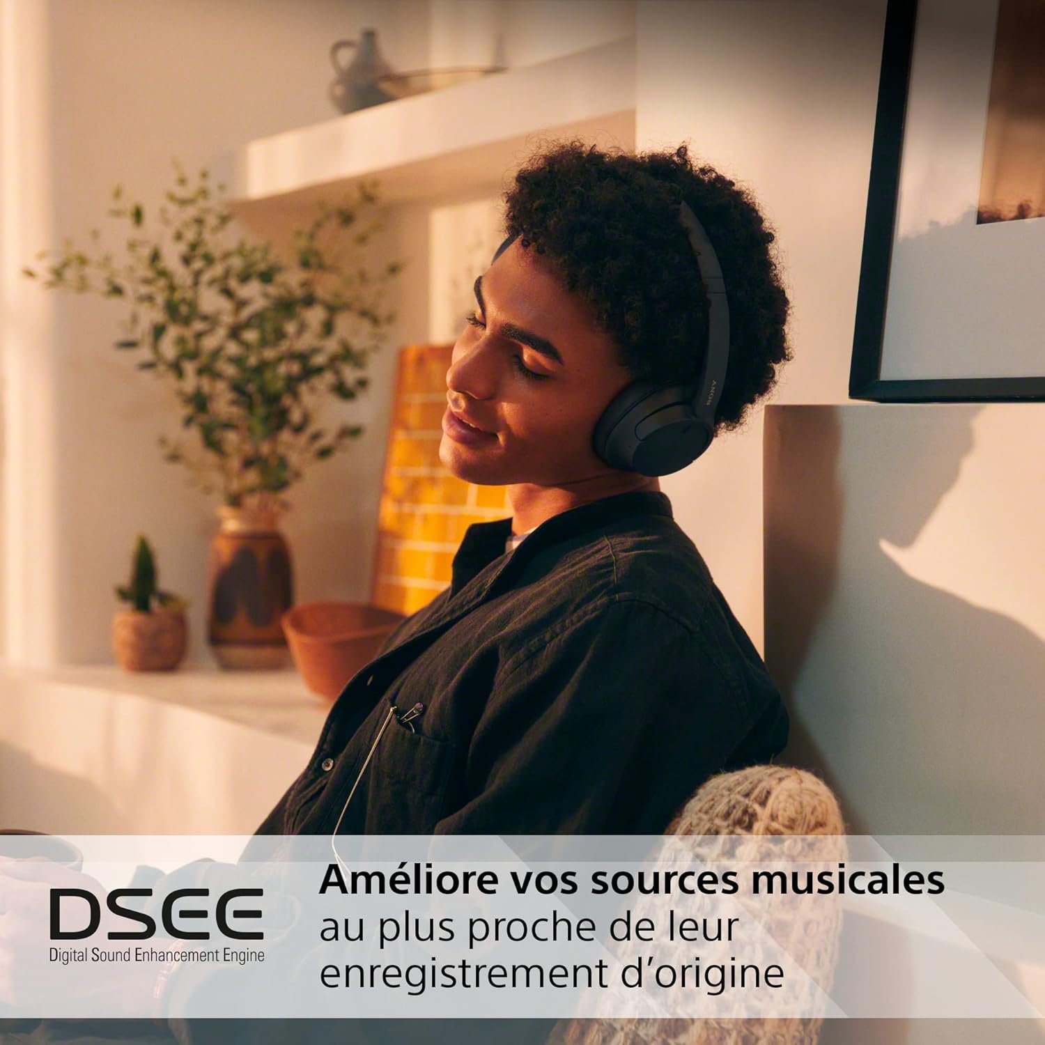 Sony WH-CH720N - Casque Bluetooth sans Fil à réduction de Bruit - Micro intégré - jusqu'à 35 Heures d'autonomie et Charge Rapide - Noir – Image 7