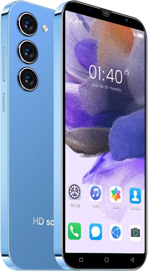 Offre du Jour pour Les Smartphones，MTGud-23 5.0” Android 9.0, Téléphone Portable à Double SIM, 16 Go ROM（Extensible jusqu’à 128 Go）, Double Caméra, Bluetooth, GPS, Wi-FI (Blue)