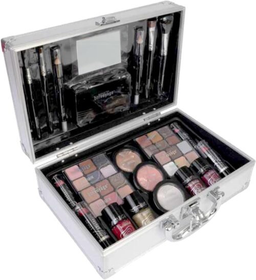 bonvoyage, The Color Workshop, Kit de Maquillage Professionnel pour les Yeux, le Visage, les Ongles et les Lèvres – Cadeau de Maquillage pour Filles, Adolescentes et Femmes