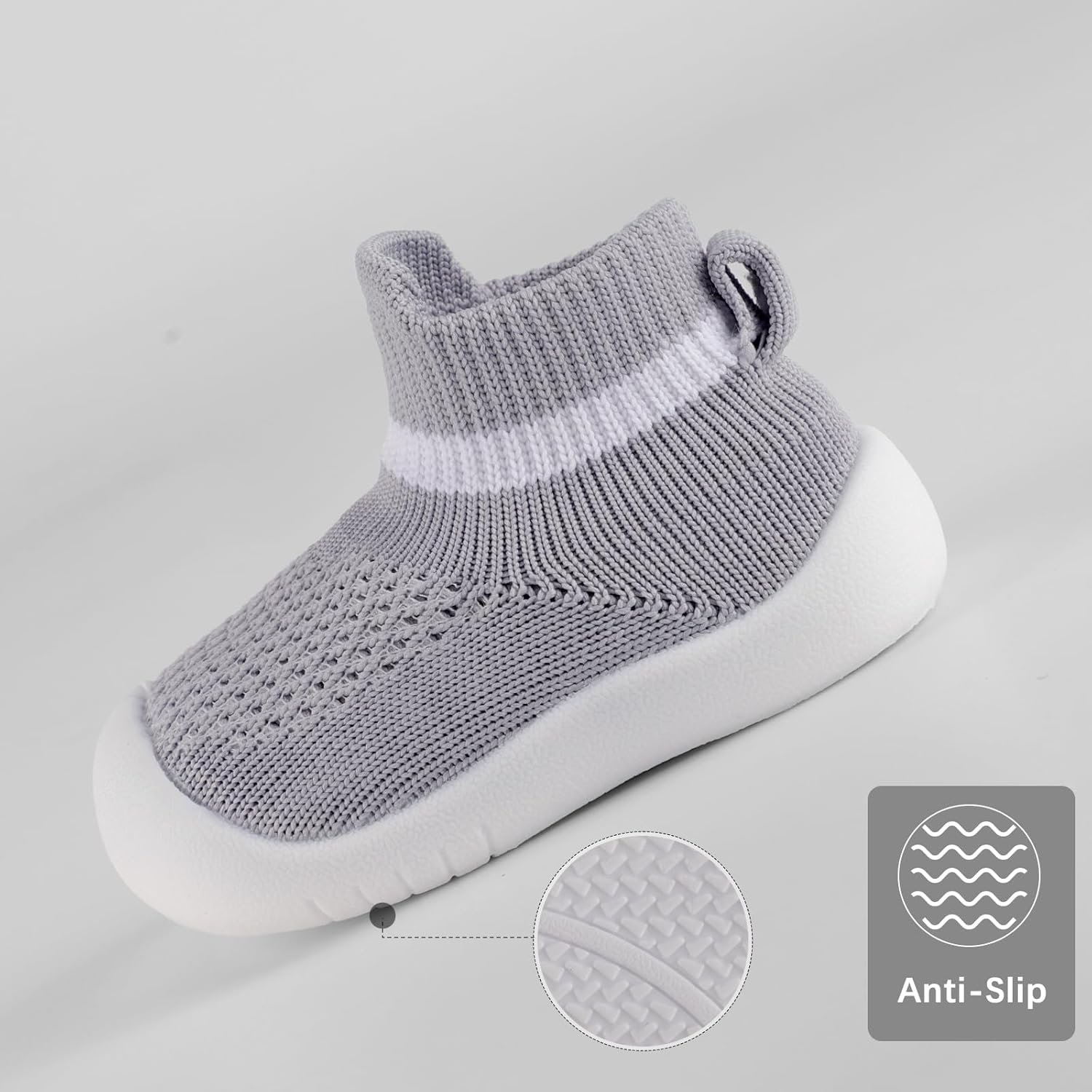 MK MATT KEELY Chaussures Premiers Pas Bébé Garcon Fille 6-36 Mois Chaussettes Chaussures Respirant Enfant Chaussons Antidérapante – Image 5