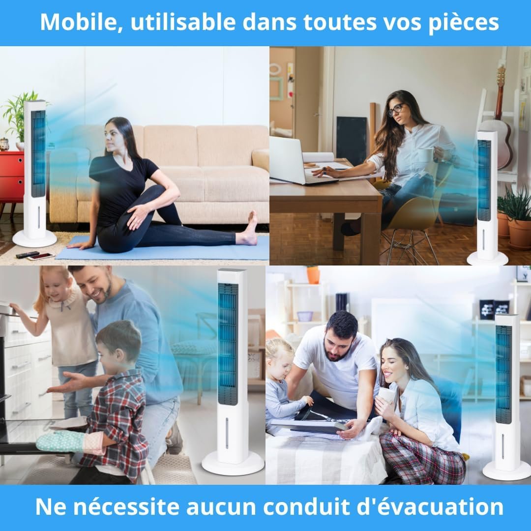 ARTIC AIR POWER TOWER climatiseur mobile 3 niveaux – Image 5