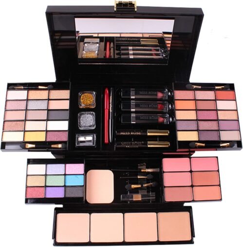 FantasyDay 54 Couleurs Kit de Maquillage complet Coffret de Maquillage Cosmetic Makeup Palette Cosmétique Set avec Ombre à Paupières, Rouge Lèvres, Brosse Cosmétique, Compact Powder, Mascara, Eyeliner