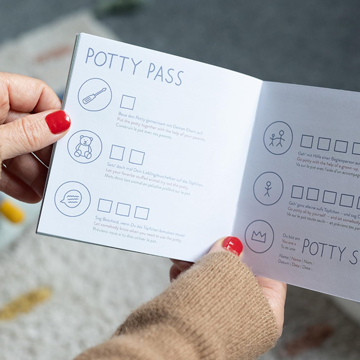 Kindsgut Pot pour bébé, Design de Baleine adapté aux Enfants et Couleurs discrètes, Toilette Enfant pour l'apprentissage de la propreté, rose pâle – Image 9