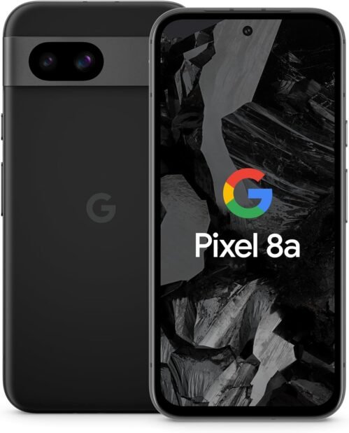 Google Pixel 8a – Smartphone Android débloqué avec Module Photo Pixel avancé, Une journée complète d’autonomie et Une sécurité Robuste – Noir Volcanique, 128GB