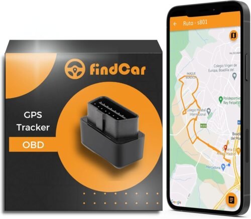 findCar OBD – Localisateur GPS de Voiture avec Application pour Motos et Autres véhicules | Installation Facile | Localisation en Temps réel | Antivol | Géoclôture | Traqueur GPS par Auto