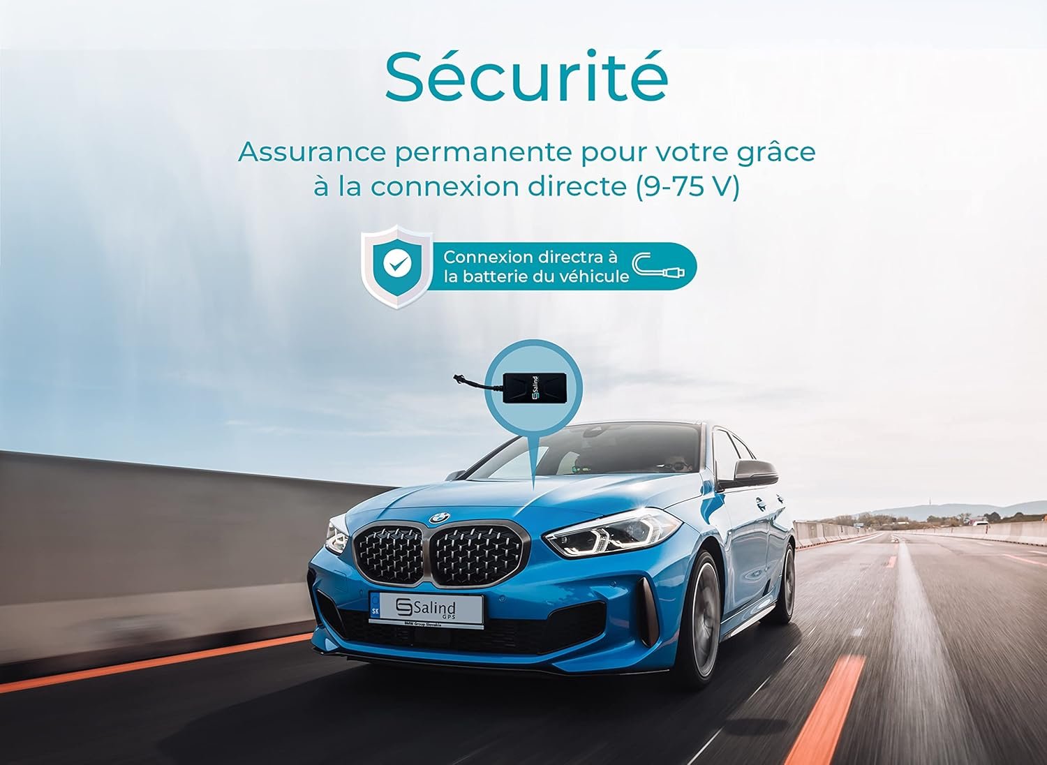 Salind GPS 01 4G- Traceur GPS pour Voitures, Motos et véhicules avec Carte SIM, Application pour Android et iPhone, localisation Live en Temps réel, Mini Traceur GPS - Réseau 4G – Image 4