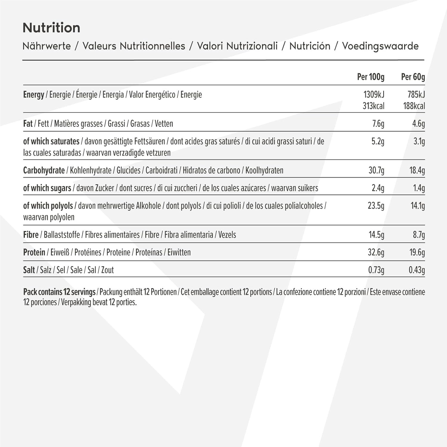 Marque Amazon – Amfit Nutrition Barres riches en protéines à faible teneur en sucre, saveur Biscuit et crème, 60g, lot de 12 – Image 6