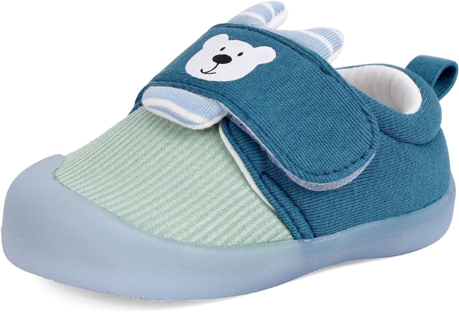 MASOCIO Chaussure Bébé Fille Garçon Premiers Pas Plat Semelle Caoutchouc Antidérapant