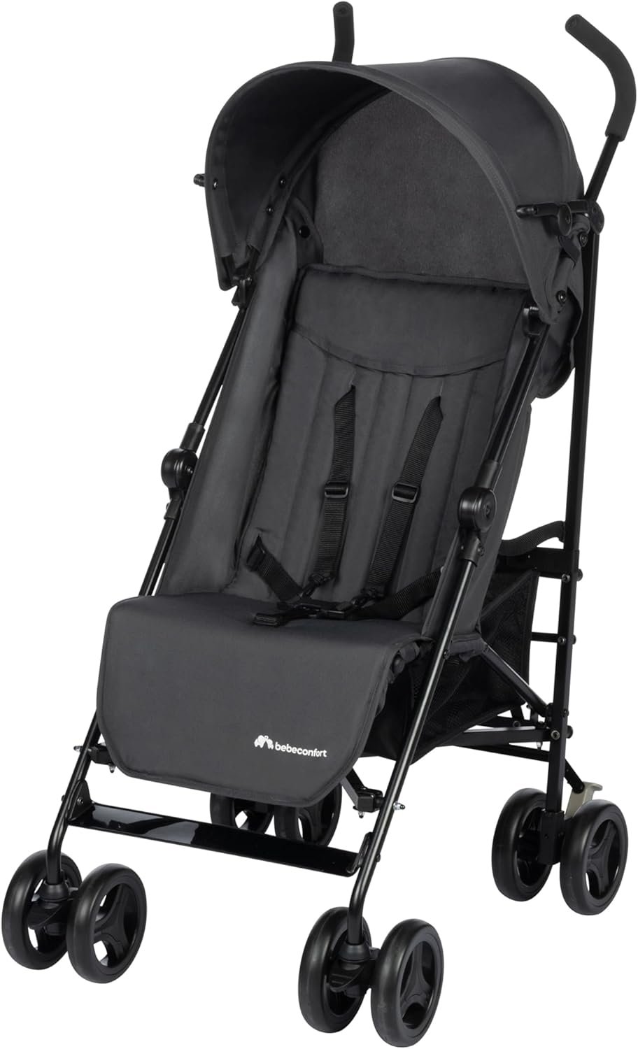 Bebeconfort Rainbow, Poussette Canne Multipositions, Compacte et Légère, de 6 mois à 4 ans, jusqu'à 22 kg, Mineral Graphite (gris)