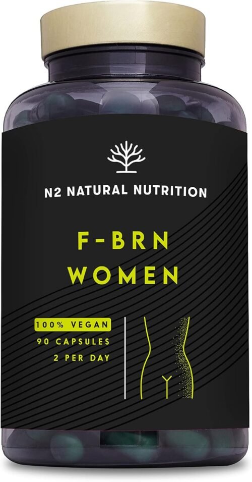 Supplément Brûleur de Graisse Puissant Femme Pré-Workout | Minceur, Fat Burner, Avec du Thé Vert et du Garcinia Cambogia | Supplément Thermogénique | Vegan | 90 gélules | CE. N2 Natural Nutrition