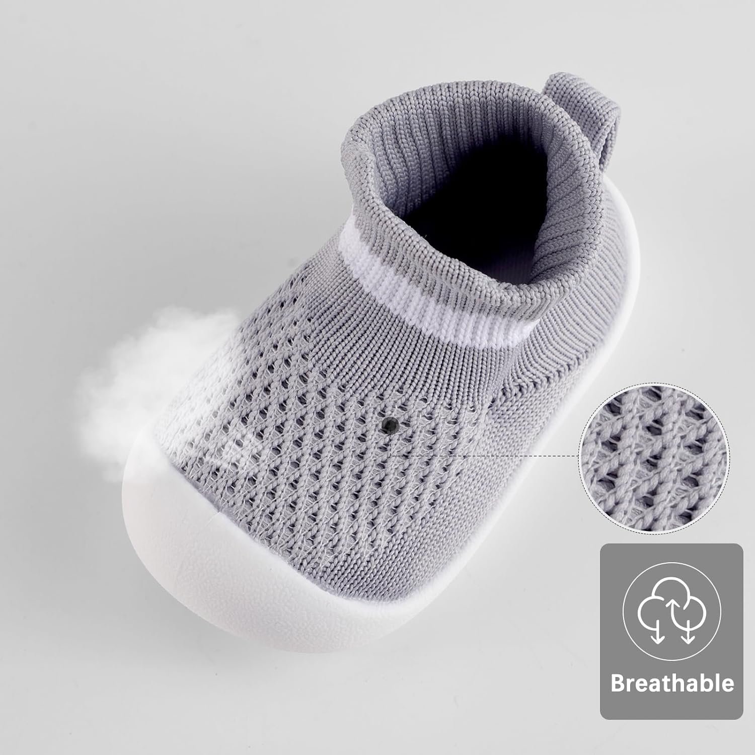 MK MATT KEELY Chaussures Premiers Pas Bébé Garcon Fille 6-36 Mois Chaussettes Chaussures Respirant Enfant Chaussons Antidérapante – Image 4