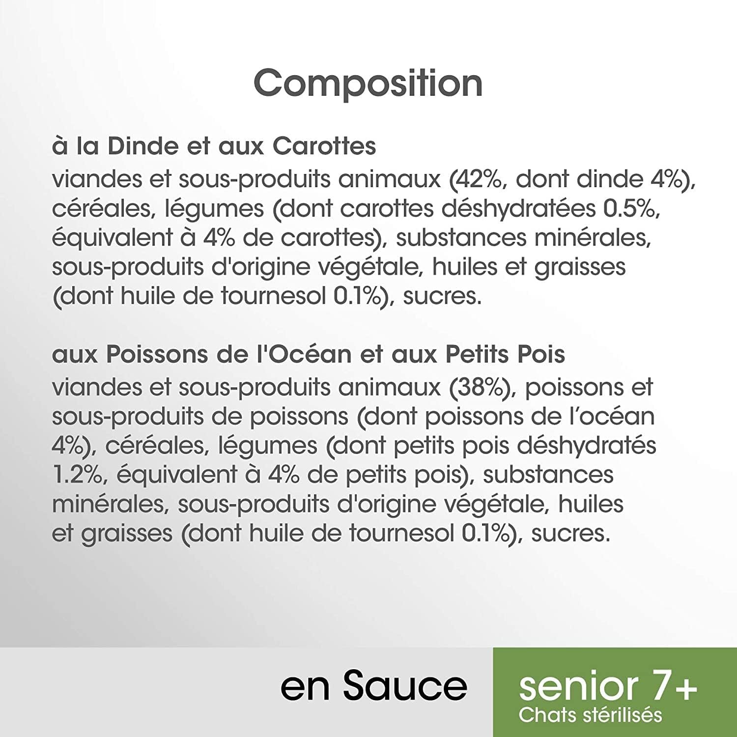 PERFECT FIT Repas pour Chat Senior 7+ Stérilisé - 52 Sachets Fraîcheur (Lot de 13 Packs de 4x85g) - Pâtée pour Chat en Sauce à la Dinde / aux Poissons blancs - Nourriture Equilibrée pour un Coeur Sain – Image 5