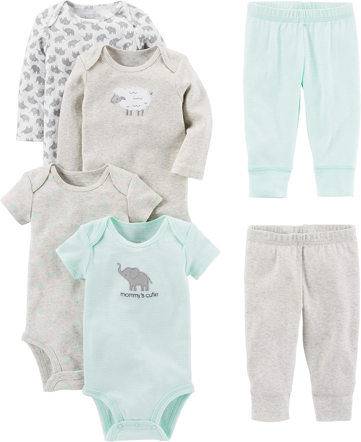 Simple Joys by Carter's Infant-and-Toddler-Pants-Clothing-Sets Mixte bébé – Image 3