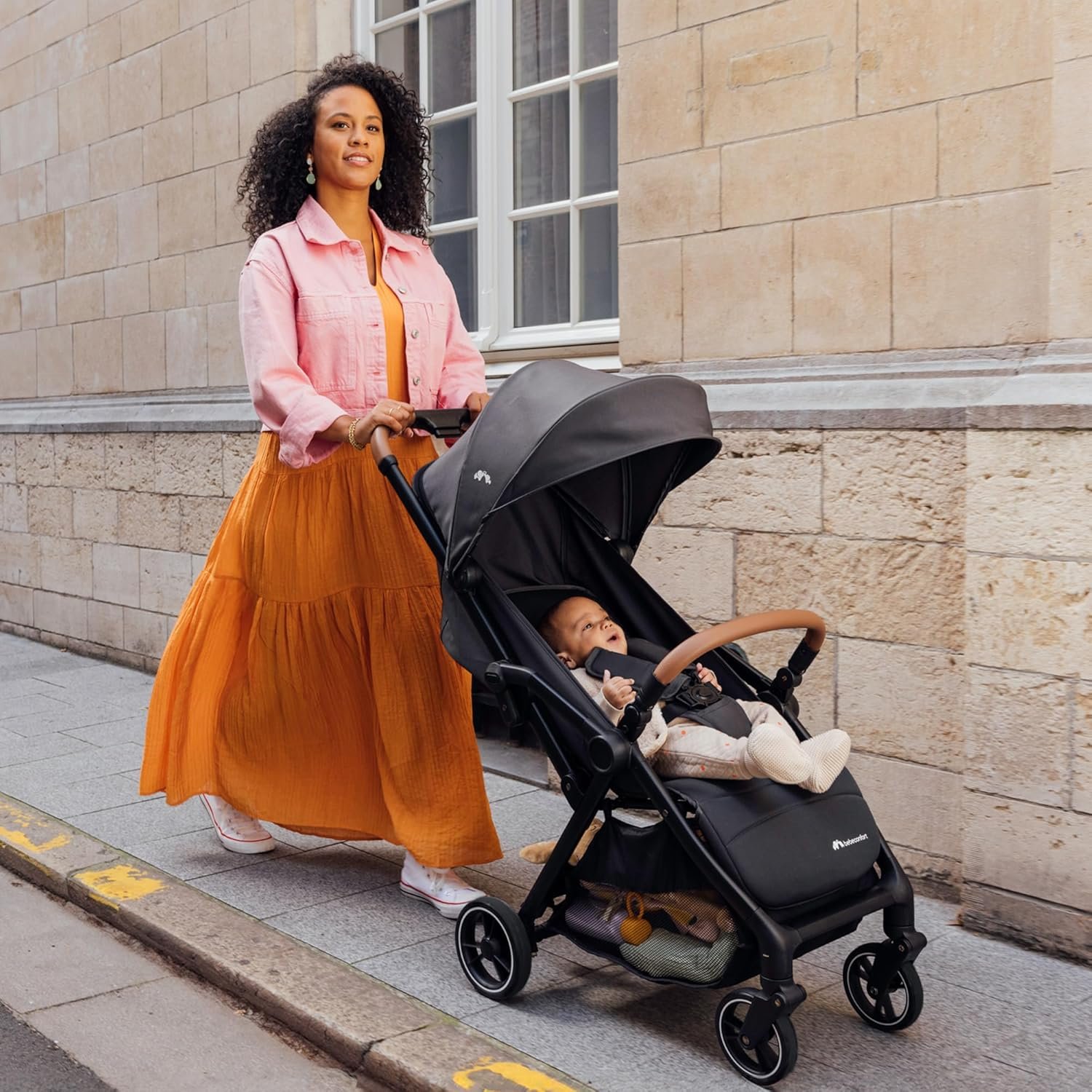 Bebeconfort Sunlite, poussette canne compacte, 0 à 4 ans (22 kg max.), légère (7,2 kg), position allongée, poussette compacte, inclinable d’une main, grand panier de rangement (5 kg), Tinted Grey – Image 11