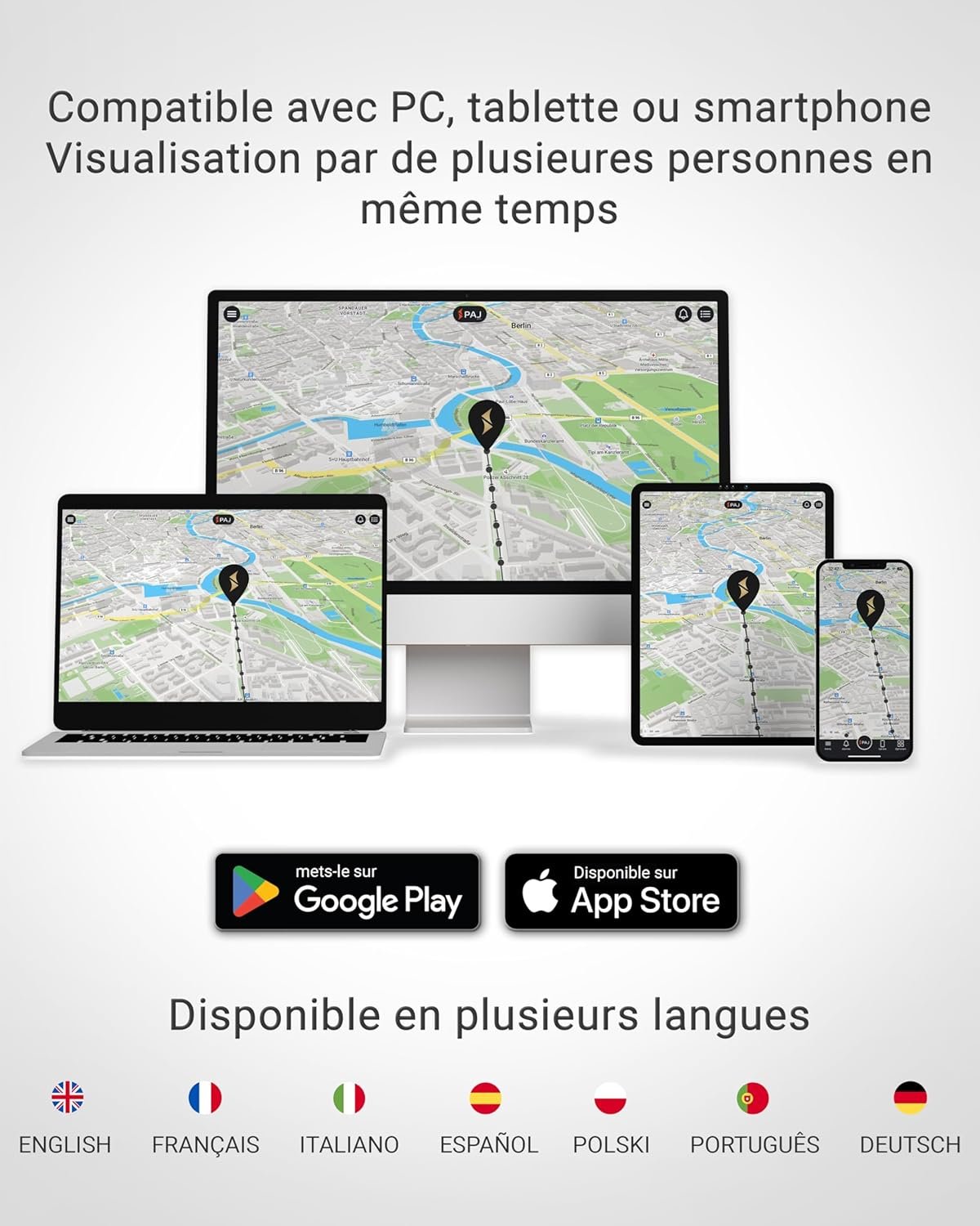 PAJ GPS Vehicle Finder 4G 1.0 - Tracker GPS 4G dernière Technologie -Traceur GPS Voiture, camions et Plus - Marque Allemande -Traceur GPS Espion en Temps réel avec Connexion directe à la Batterie – Image 6